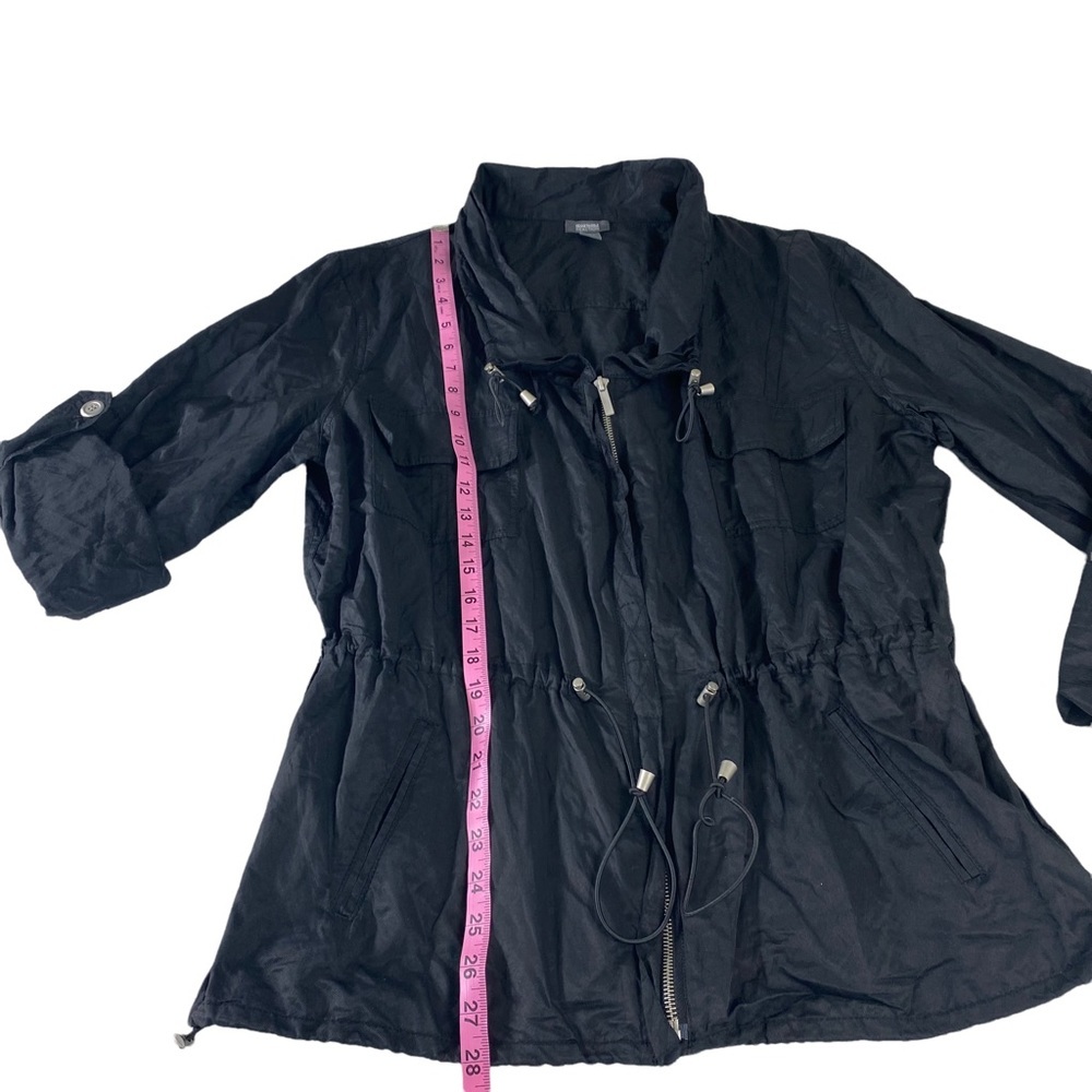 Kenneth Cole Reaction Women's Jacket, Coal Lightweight Black Size S Pockets - Picture 9 of 16